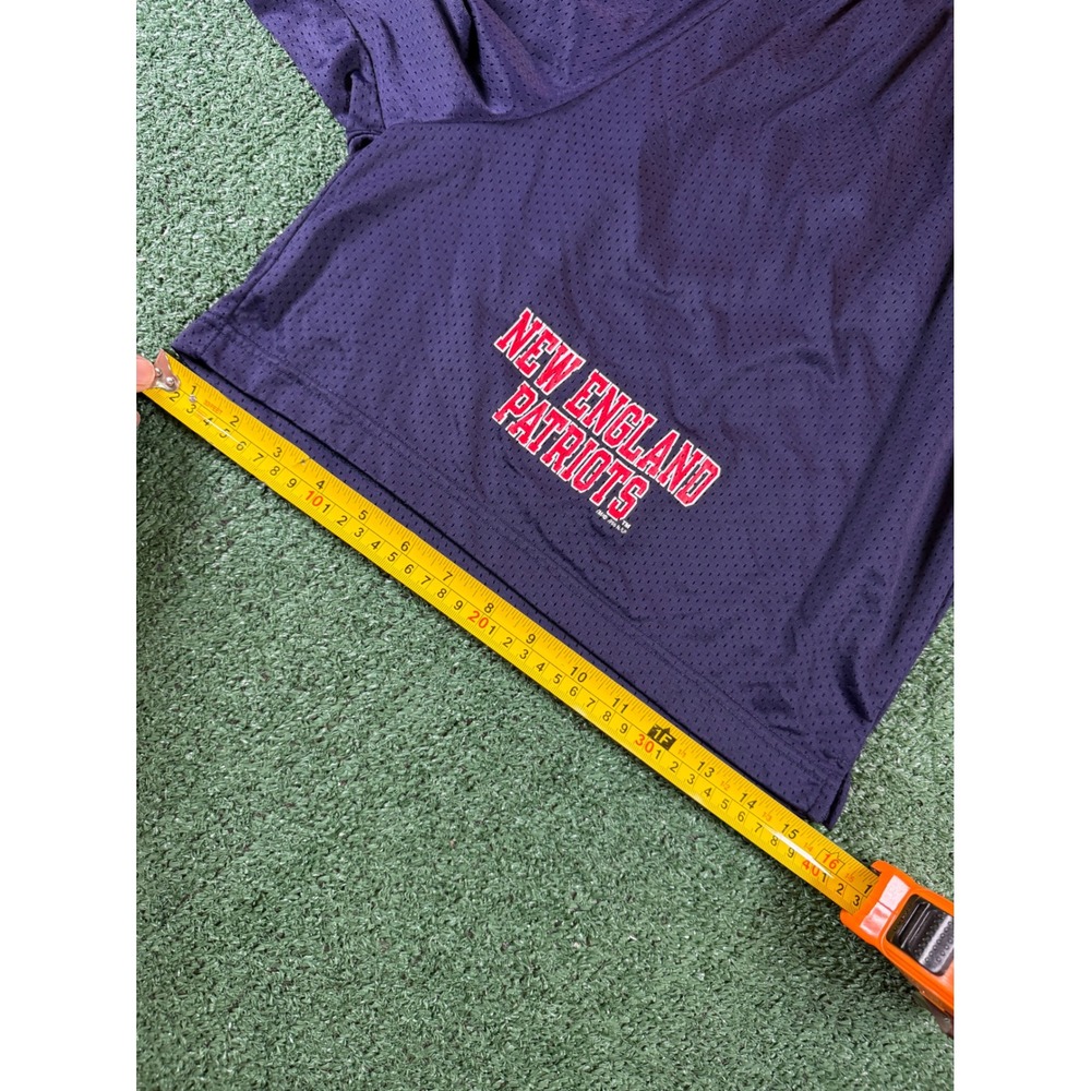 Y2K Champion Mesh Shorts Men XXL Blue Good New England Patriots NFL Athletic Gym - Picture 6 of 6